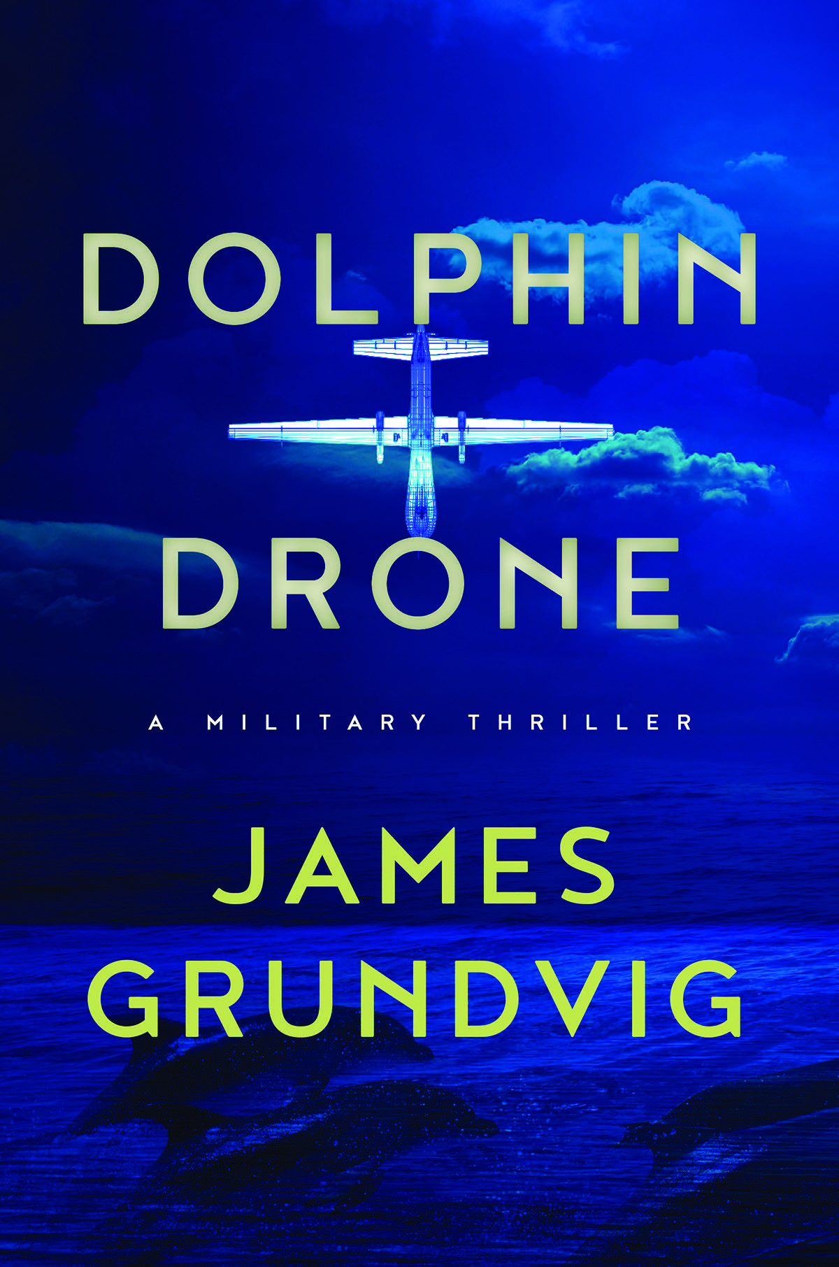 Dolphin Drone book cover, by James Grundvig